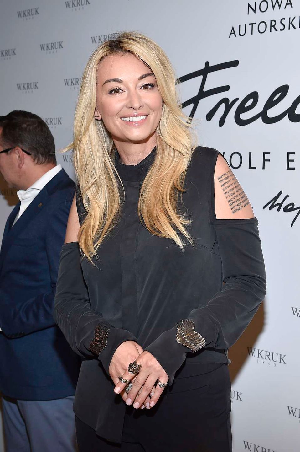 Martyna Wojciechowska na prezentacji autorskiej kolekcji -Freedom Wolf Edition.
