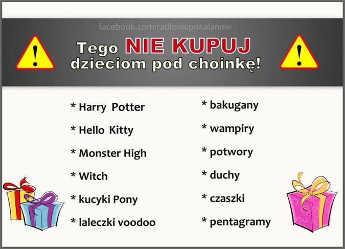 Listę zastrzeżeń Radio Niepokalanów opublkowało na Facebook'u 