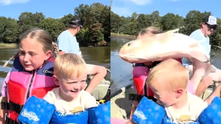 Pokazał, co stało się w łódce. Dzieci nie mogły przestać krzyczeć