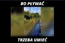 Bo pływać to trzeba umieć! (WIDEO)