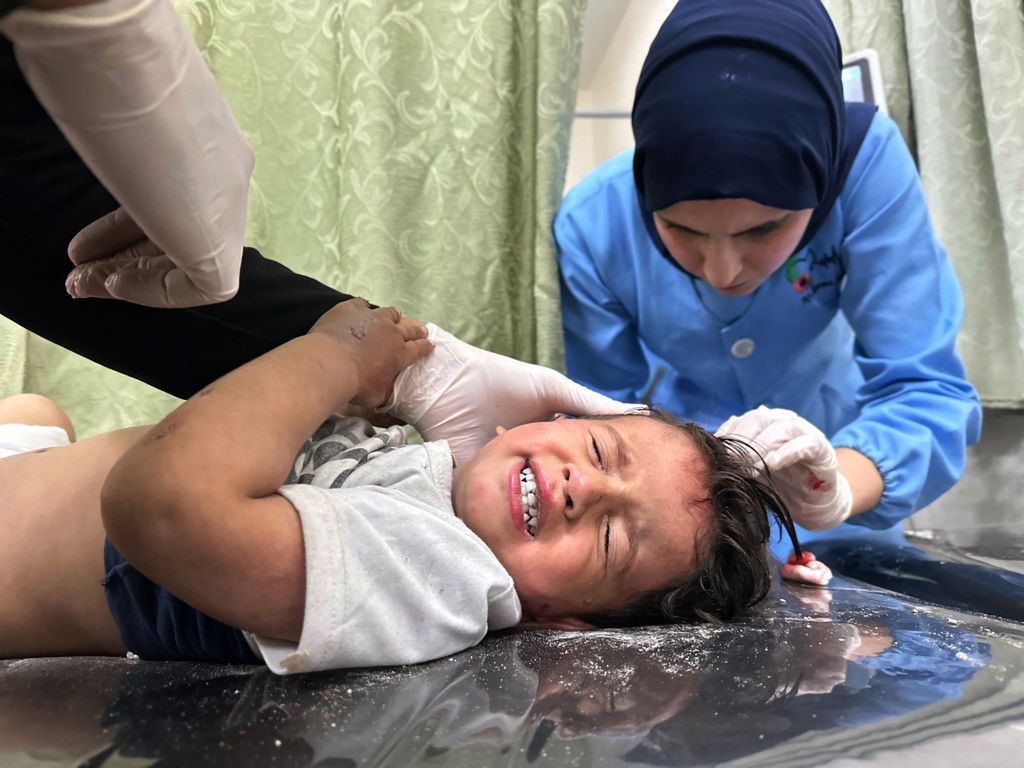 Dziecko ranne w wyniku ataku na Rafah 