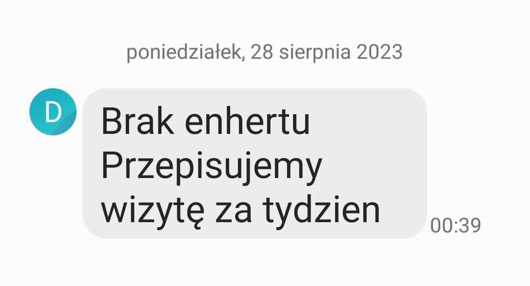 Pacjentki było informowane o problemach z dostępnością Enhertu