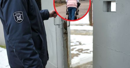 Z synkiem ukrywała się przed mężem. Została aresztowana