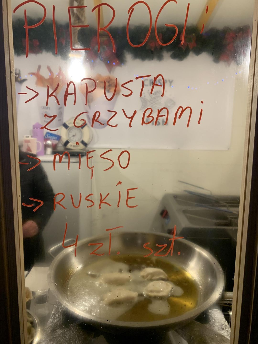 Smażone pierogi z kapustą