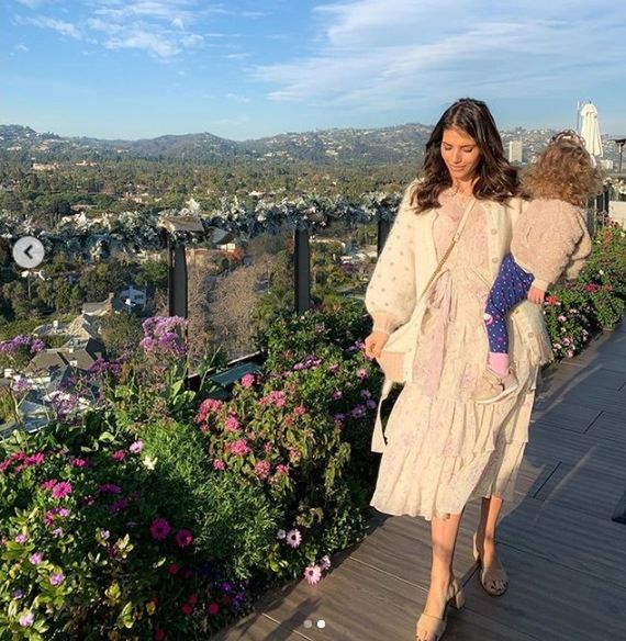 Weronika Rosati z córeczką Elizabeth