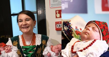 Imiona wybrał tata. Czworaczki z Podhala jadą do domu