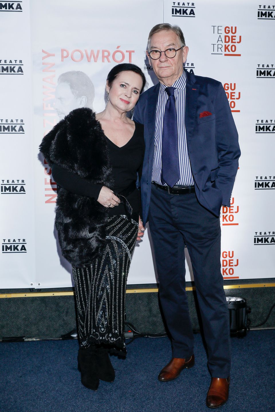 Jolanta Fajkowska, Krzysztof Karpiński - premiera sztuki Niespodziewany powrót
