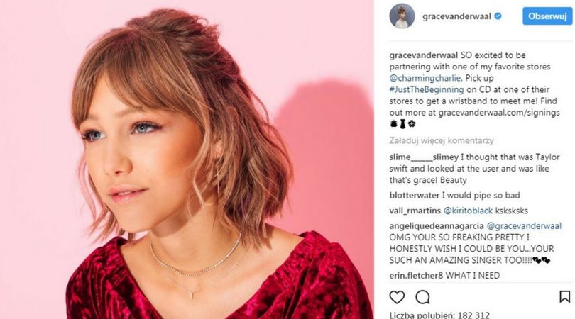 Grace VanderWaal wydała swoją pierwszą płytę - &quot;Just The Beginning&quot;