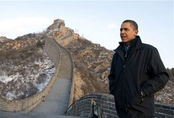 Obama zwiedzał Wielki Mur, a służby nękały aktywistów