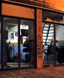 Silna eksplozja w Atenach - bomba ukryta była w śmietniku