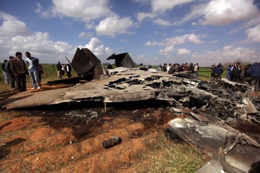 USA zbombardowały wrak swego myśliwca w Libii