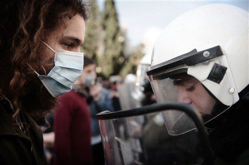 Odżyły protesty w Grecji