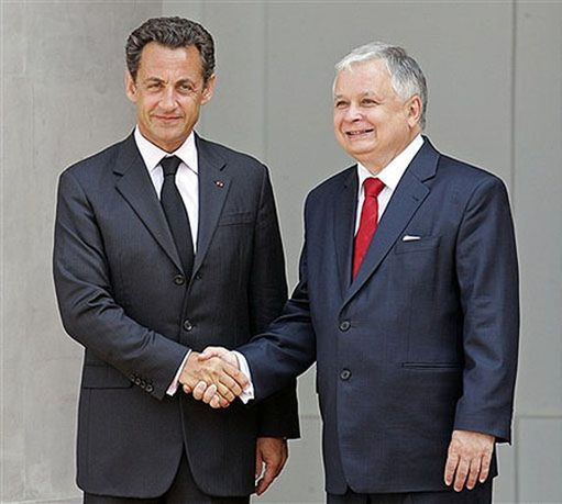 Sarkozy i L.Kaczyński rozmawiali o stanowisku ws. Gruzji