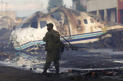 Boeing 727 runął na ziemię, zginęło 127 osób