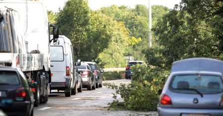 Potężna nawałnica przeszła nad Belgią
