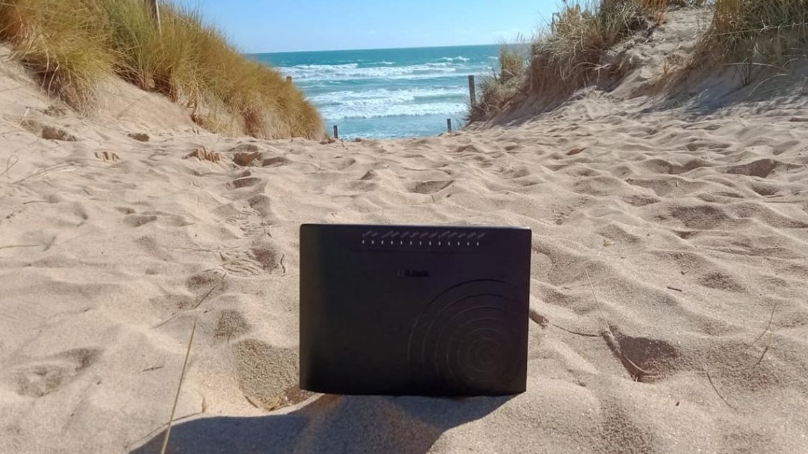 Router na wycieczce