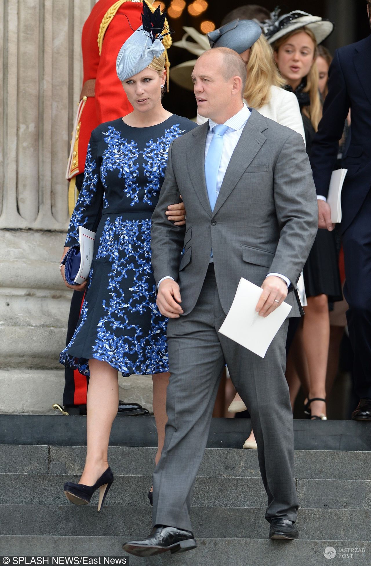 90. urodziny królowej Elżbiety II - księżniczka Zara z mężem