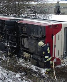 Wypadek autobusu w Opolu