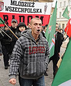 Młodzież Wszechpolska świętuje