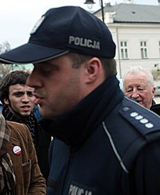 "Solidarni 2010" wrócili przed Pałac
