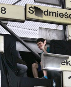 Instalacja na Dworcu Centralnym