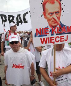 Manifestacja NSZZ "Solidarność"