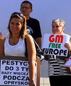 Protest przeciw GMO