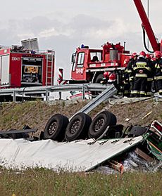 Śmiertelny wypadek na drodze