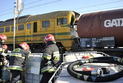 Zderzenie dwóch pociągów