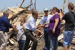 Prezydent Obama w miejscu tragedii