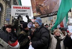 Protest przed Pałacem Prezydenckim