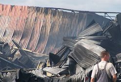 Pożar fabryki w Wełtyniu