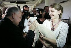 Kaczyński z jagnięciem