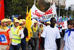 Demonstracja związkowców