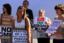 Protest przeciw GMO
