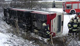 Wypadek autobusu w Opolu