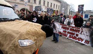 Protest w Kielcach