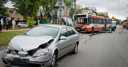 Wypadek autobusu
