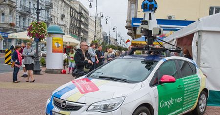 Kamery Google na Piotrkowskiej