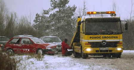 Na drogach bardzo ślisko