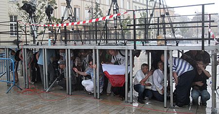 Gwałtowna burza w stolicy