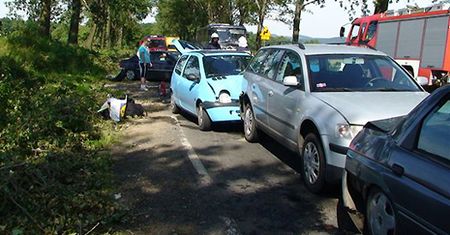 Karambol na Dolnym Śląsku