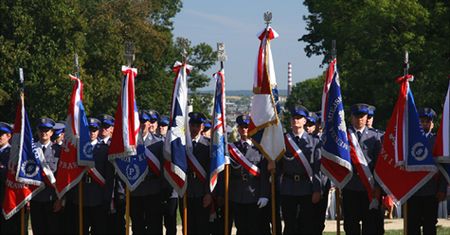Policjanci na Jasnej Górze
