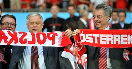 Jak prezydenci kibicowali na meczu Polska - Austria