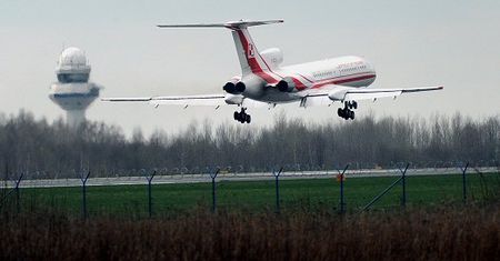 Tu-154 wylądował