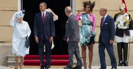 Zakłopotana Michelle Obama