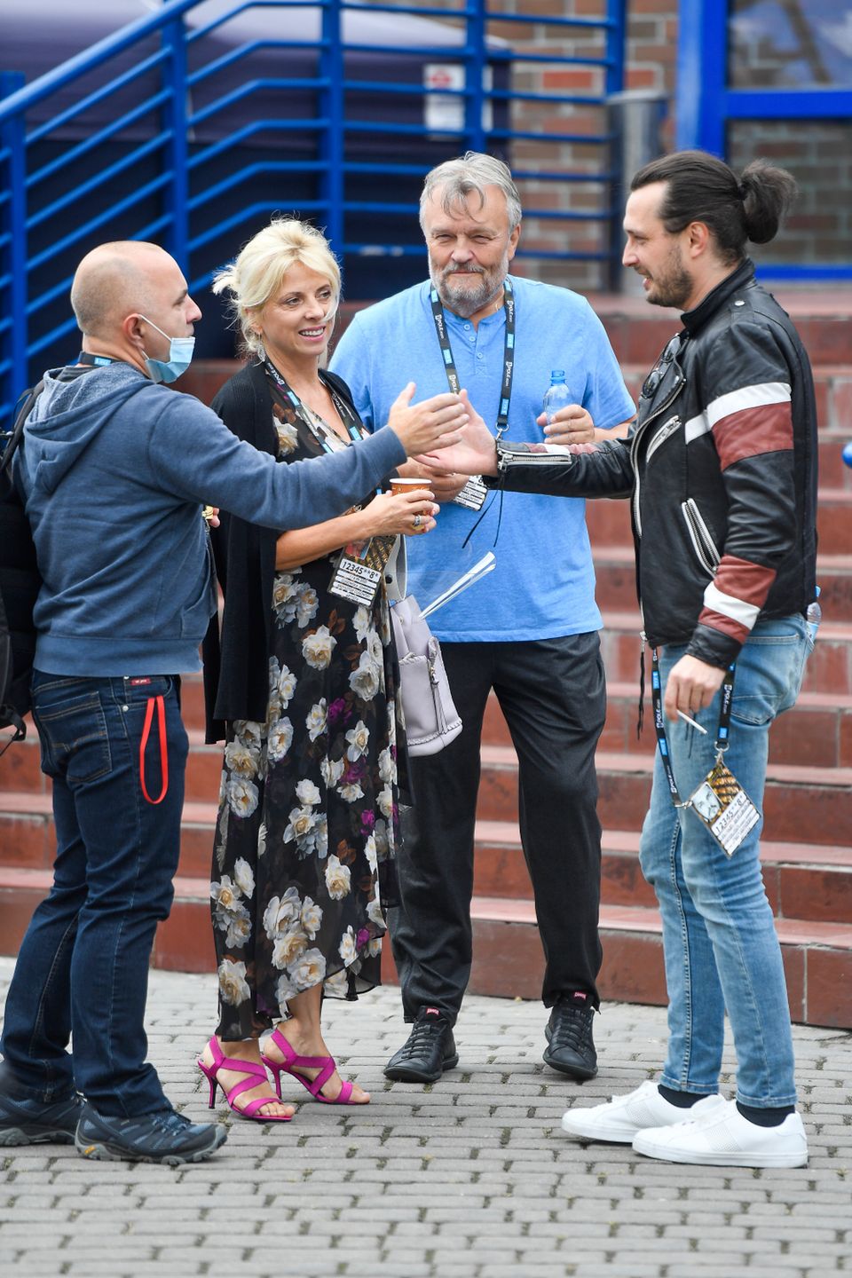 Piotr Cugowski, Krzysztof Cugowski - gwiazdy na próbie trzeciego dnia festiwalu w Opolu