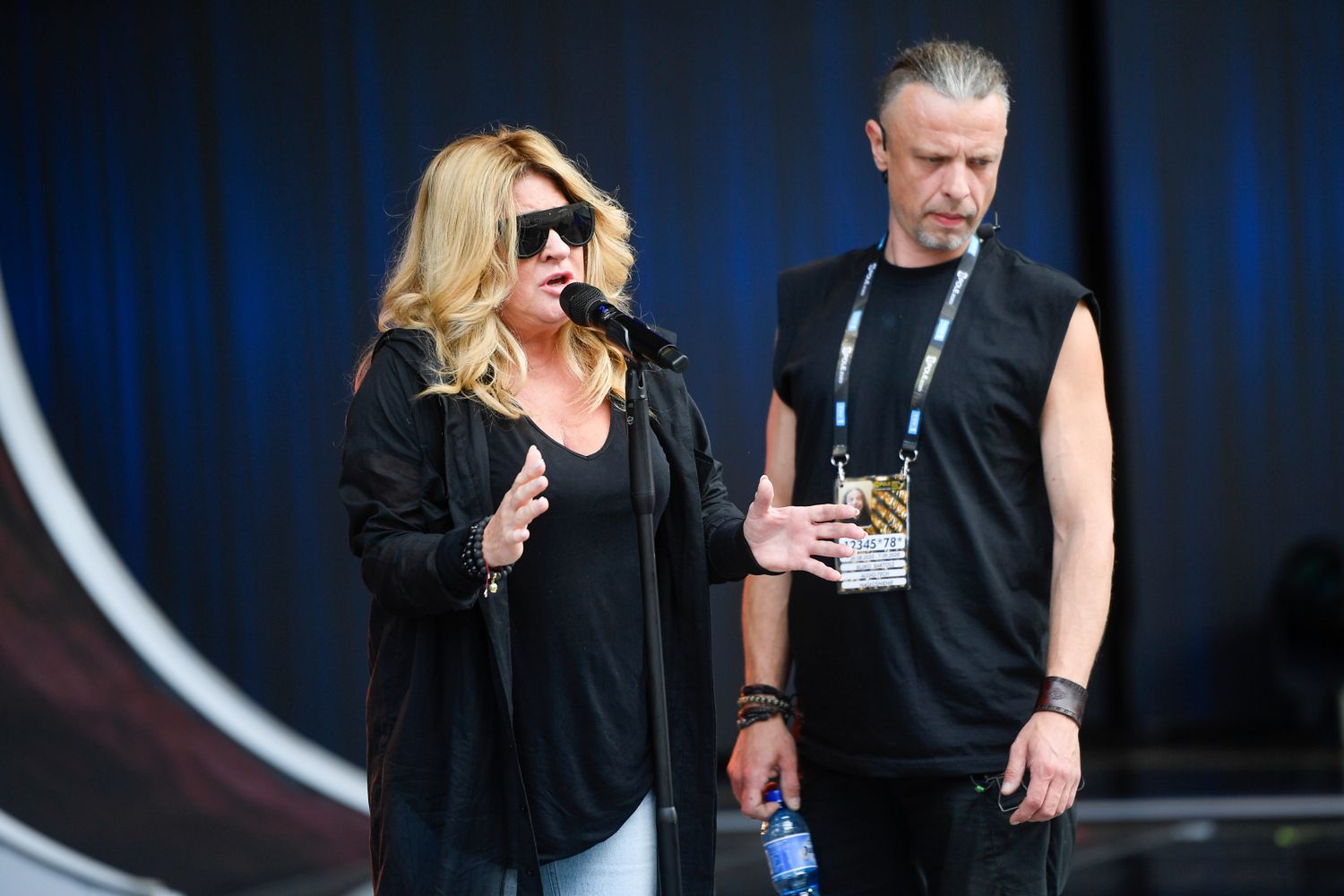 Beata Kozidrak - gwiazdy na próbie trzeciego dnia festiwalu w Opolu