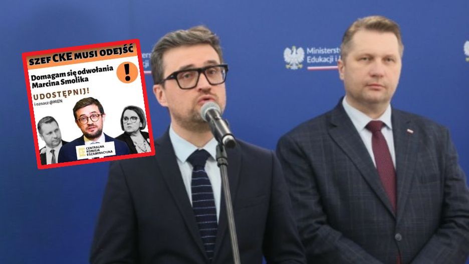 Nauczyciele chcą odwołania dyrektora CKE. "Jego dalsze pozostawanie na stanowisku jest szkodliwe i niemoralne"