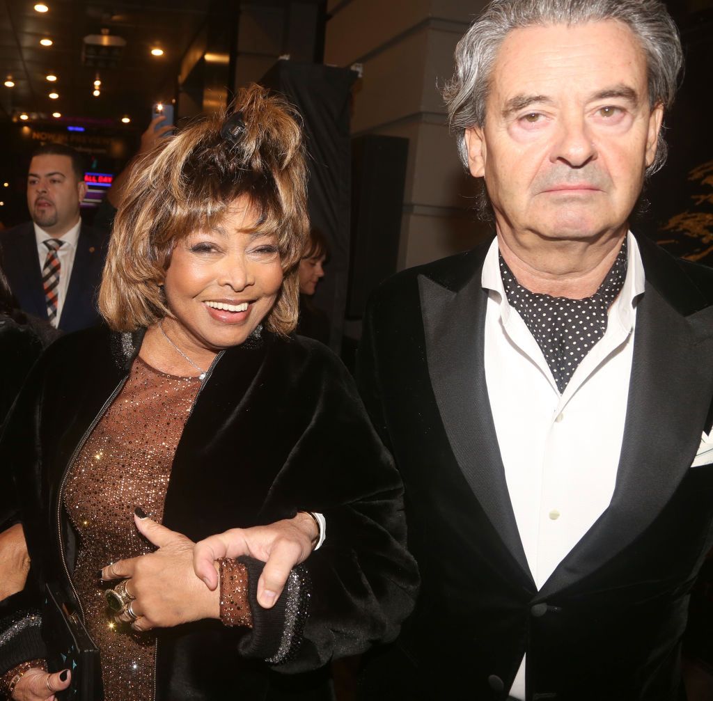 Tina Turner z mężem Erwinem Bachem